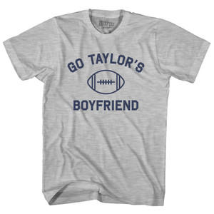 Go Taylor's Boyfriend Youth Cotton T-shirt - Grey Heather
