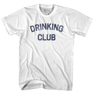 Drinking Club Adult Cotton T-shirt - White