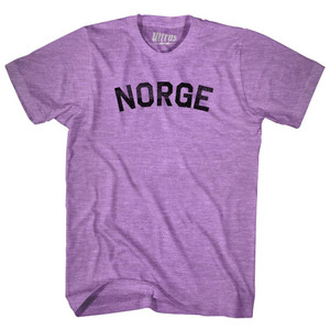 Norge Adult Tri-Blend T-shirt - Athletic Purple