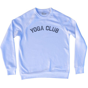 Yoga Club Adult Tri-Blend Sweatshirt - White