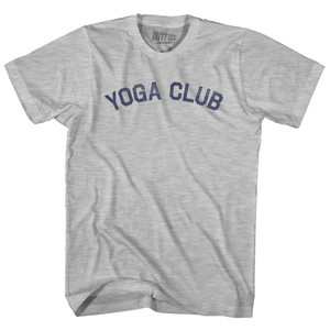 Yoga Club Womens Cotton Junior Cut T-Shirt - Grey Heather