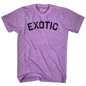Exotic Adult Tri-Blend T-shirt - Athletic Purple