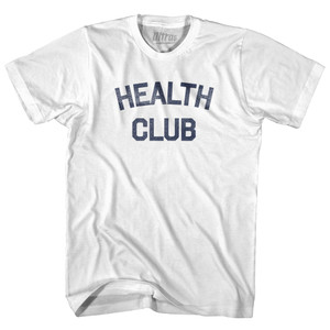 Health Club Womens Cotton Junior Cut T-Shirt - White