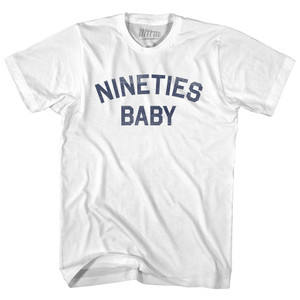 Nineties Baby Adult Cotton T-shirt - White