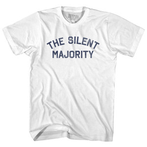 The Silent Majority Youth Cotton T-shirt - White The Silent Majority Youth Cotton T-shirt - White