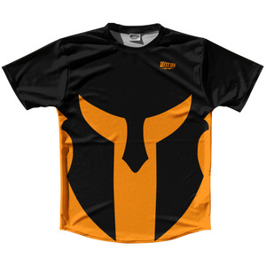 Spartan Running Shirt Track Cross Made In USA - Black And Orange Tennessee Spartan Running Shirt Track Cross Made In USA - Black And Orange Tennessee