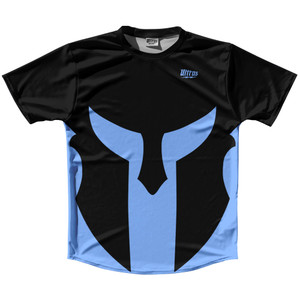 Spartan Running Shirt Track Cross Made In USA - Black And Blue Carolina Spartan Running Shirt Track Cross Made In USA - Black And Blue Carolina