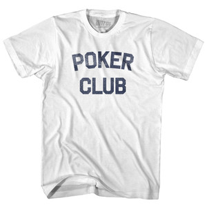 Poker Club Womens Cotton Junior Cut T-Shirt - White
