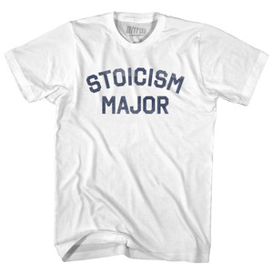 Stoicism Major Youth Cotton T-shirt - White Stoicism Major Youth Cotton T-shirt - White