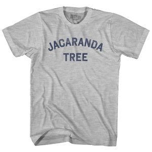 Jacaranda Tree Youth Cotton T-shirt - Grey Heather