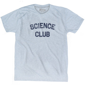 Science Club Adult Tri-Blend T-shirt - Athletic White