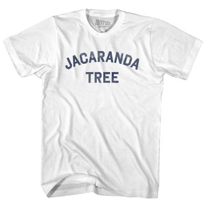 Jacaranda Tree Youth Cotton T-shirt - White