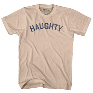 Haughty Adult Cotton T-shirt - Creme