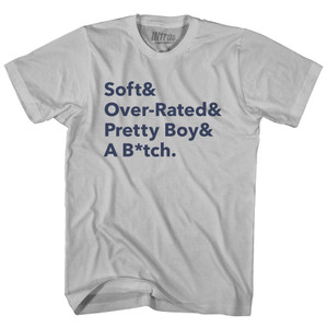 Fab 5 Laettner College Basketball Adult Cotton T-shirt - Cool Grey