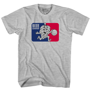Beer League Hops Playing Basketball Logo Youth Cotton T-shirt - Grey Heather Beer League Hops Playing Basketball Logo Youth Cotton T-shirt - Grey Heather