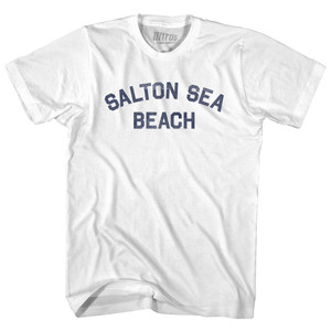 Salton Sea Beach Womens Cotton Junior Cut T-Shirt - White