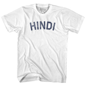 Hindi Womens Cotton Junior Cut T-Shirt - White