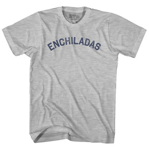 Enchiladas Adult Cotton T-shirt - Grey Heather