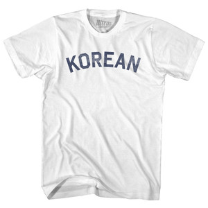 Korean Youth Cotton T-shirt - White Korean Youth Cotton T-shirt - White