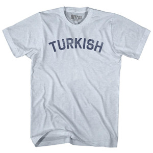 Turkish Adult Tri-Blend T-shirt - Athletic White