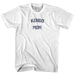 Kendo Mom Adult Cotton T-shirt - White Kendo Mom Adult Cotton T-shirt - White
