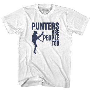 Punters Are People Too Youth Cotton T-shirt - White Punters Are People Too Youth Cotton T-shirt - White