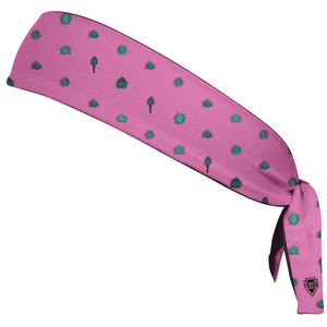 Tequilla Pattern Headband Made In USA - Hot Pink Tequilla Pattern Headband Made In USA - Hot Pink