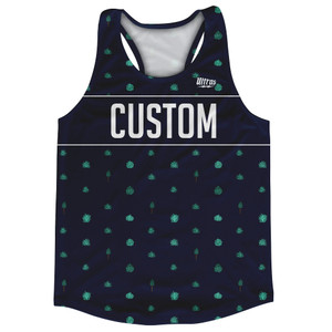 Tequilla Pattern Finish Line Custom Running Track Tops Made In USA - Navy Blue Tequilla Pattern Finish Line Custom Running Track Tops Made In USA - Navy Blue