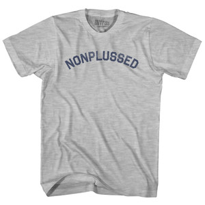 Nonplussed Adult Cotton T-shirt - Grey Heather