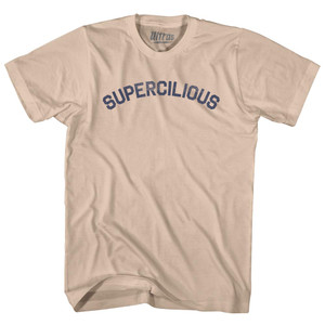 Supercilious Adult Cotton T-shirt - Creme