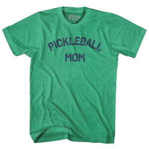 Pickleball Mom Adult Tri-Blend T-shirt - Kelly