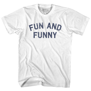 Fun And Funny Womens Cotton Junior Cut T-Shirt - White