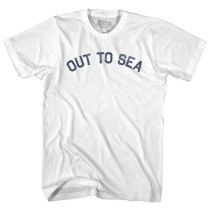 Out To Sea Youth Cotton T-shirt - White