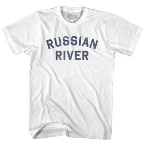 Russian River Youth Cotton T-shirt - White Russian River Youth Cotton T-shirt - White