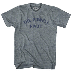 The Powell Pivot Womens Tri-Blend Junior Cut T-Shirt - Athletic Grey