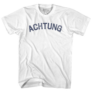 Achtung Youth Cotton T-shirt - White