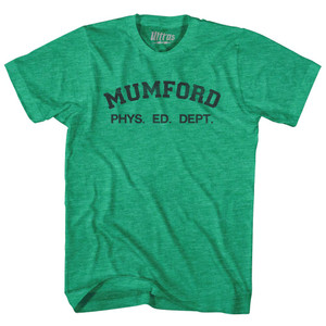 Mumford Phys. Ed. Dept. Adult Tri-Blend T-shirt - Athletic Green