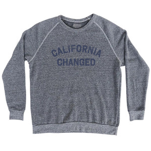 California Changed Adult Tri-Blend Sweatshirt - Athletic Grey