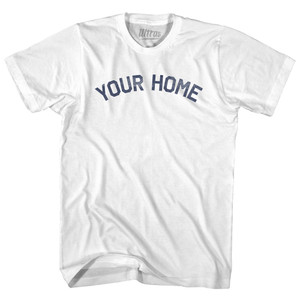 Your Home Womens Cotton Junior Cut T-Shirt - White