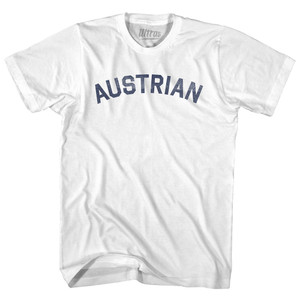Austrian Womens Cotton Junior Cut T-Shirt - White