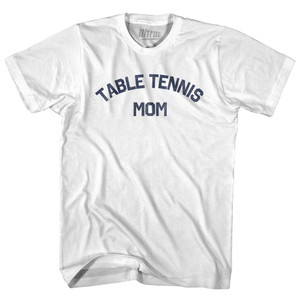 Table Tennis Mom Youth Cotton T-shirt - White Table Tennis Mom Youth Cotton T-shirt - White
