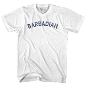Barbadian Youth Cotton T-shirt - White