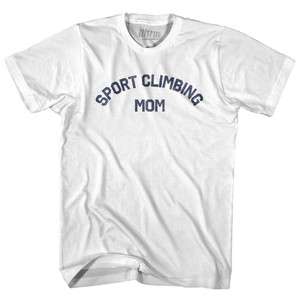Sport Climbing Mom Youth Cotton T-shirt - White Sport Climbing Mom Youth Cotton T-shirt - White