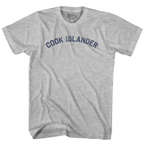 Cook Islander Womens Cotton Junior Cut T-Shirt - Grey Heather