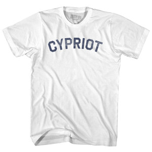 Cypriot Womens Cotton Junior Cut T-Shirt - White