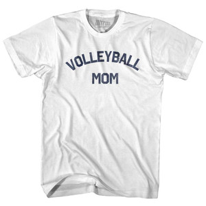 Volleyball Mom Youth Cotton T-shirt - White Volleyball Mom Youth Cotton T-shirt - White