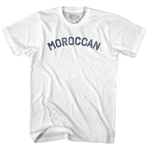 Moroccan Womens Cotton Junior Cut T-Shirt - White