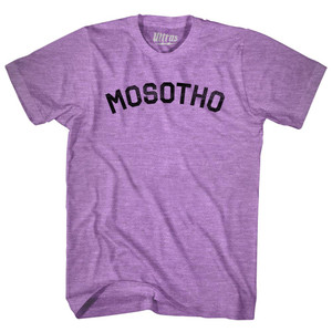 Mosotho Adult Tri-Blend T-shirt - Athletic Purple
