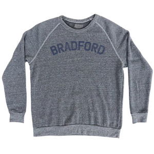 BRADFORD Adult Tri-Blend Sweatshirt - Athletic Grey