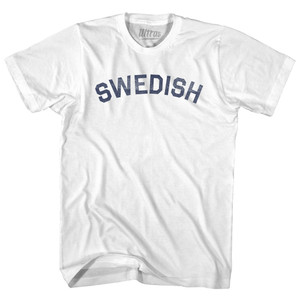 Swedish Adult Cotton T-shirt - White